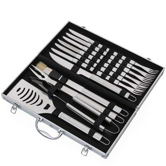 Comprar Kit Churrasco 18 Peças Sete Lagoas  - Kit de Churrasco com Tábua