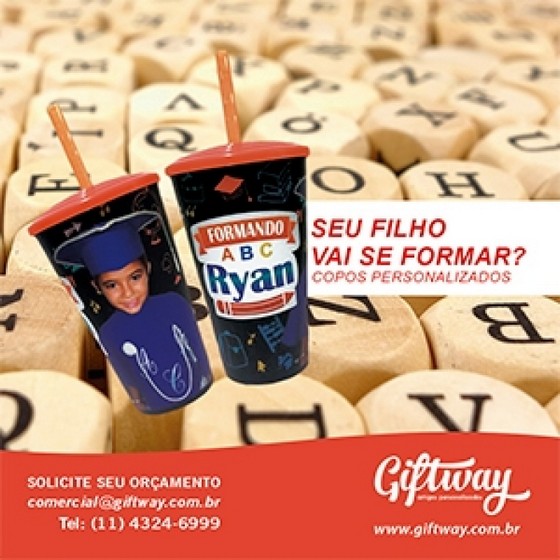 Copo Personalizado com Foto Macaé  - Copo Personalizado Long Drink