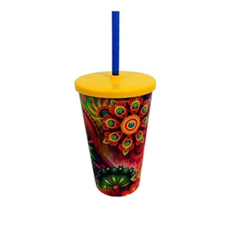 Copos Personalizados com Tampa Orangatu - Copo Personalizado 200ml