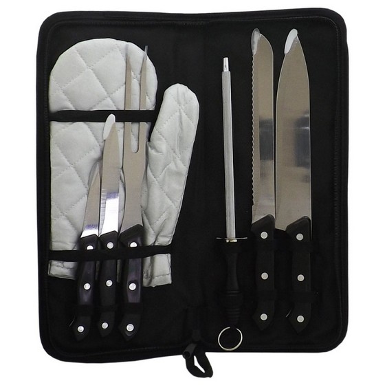 Kit de Churrasco Profissional Valor Cascavel - Kit de Churrasco com Maleta